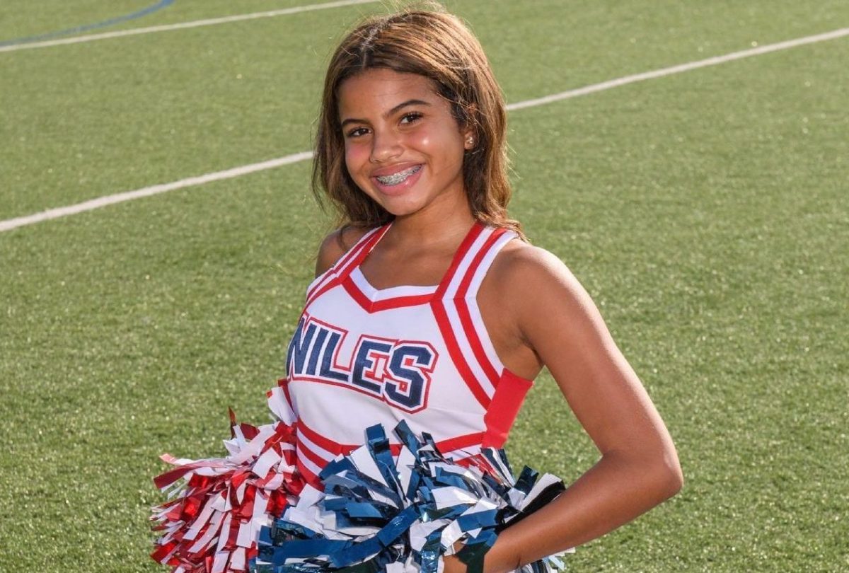 Our cheer captain, Waveney Gardner!